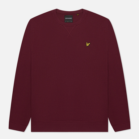 Мужская толстовка Lyle & Scott Classic Crew Neck, цвет бордовый, размер L