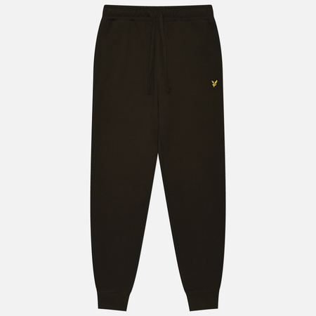 Мужские брюки Lyle & Scott Skinny Sweat, цвет оливковый, размер M