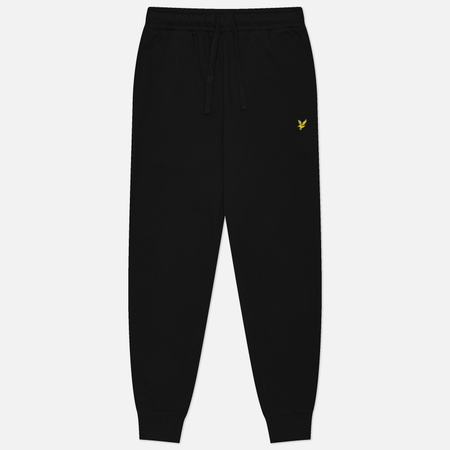 Мужские брюки Lyle & Scott Skinny Sweat, цвет чёрный, размер XL - фото 1