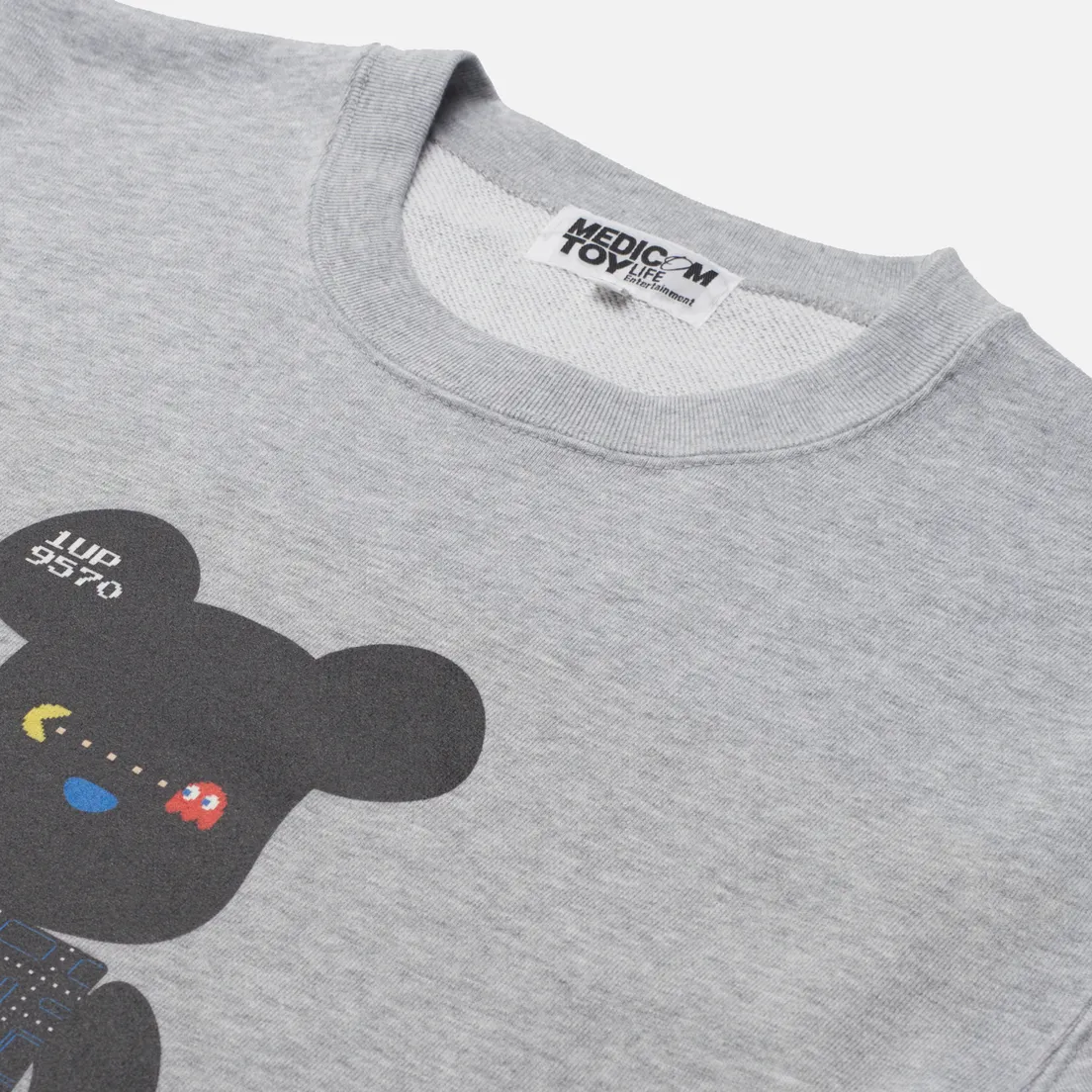 Medicom Toy Мужская толстовка Pac-Man Be@rbrick Crew Neck