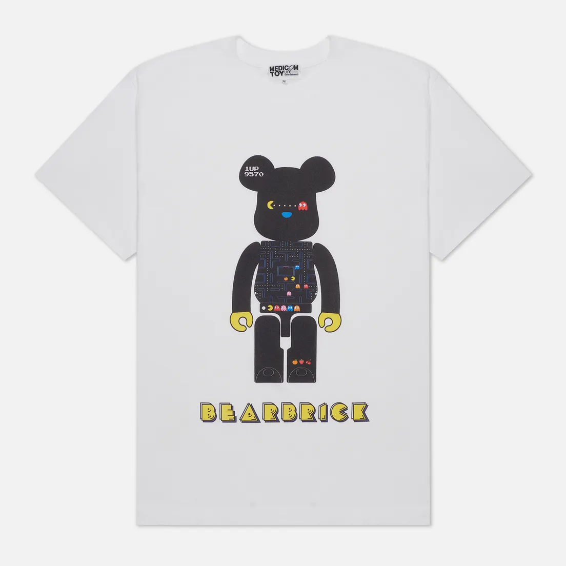 Medicom Toy Мужская футболка Pac-Man Be@rbrick