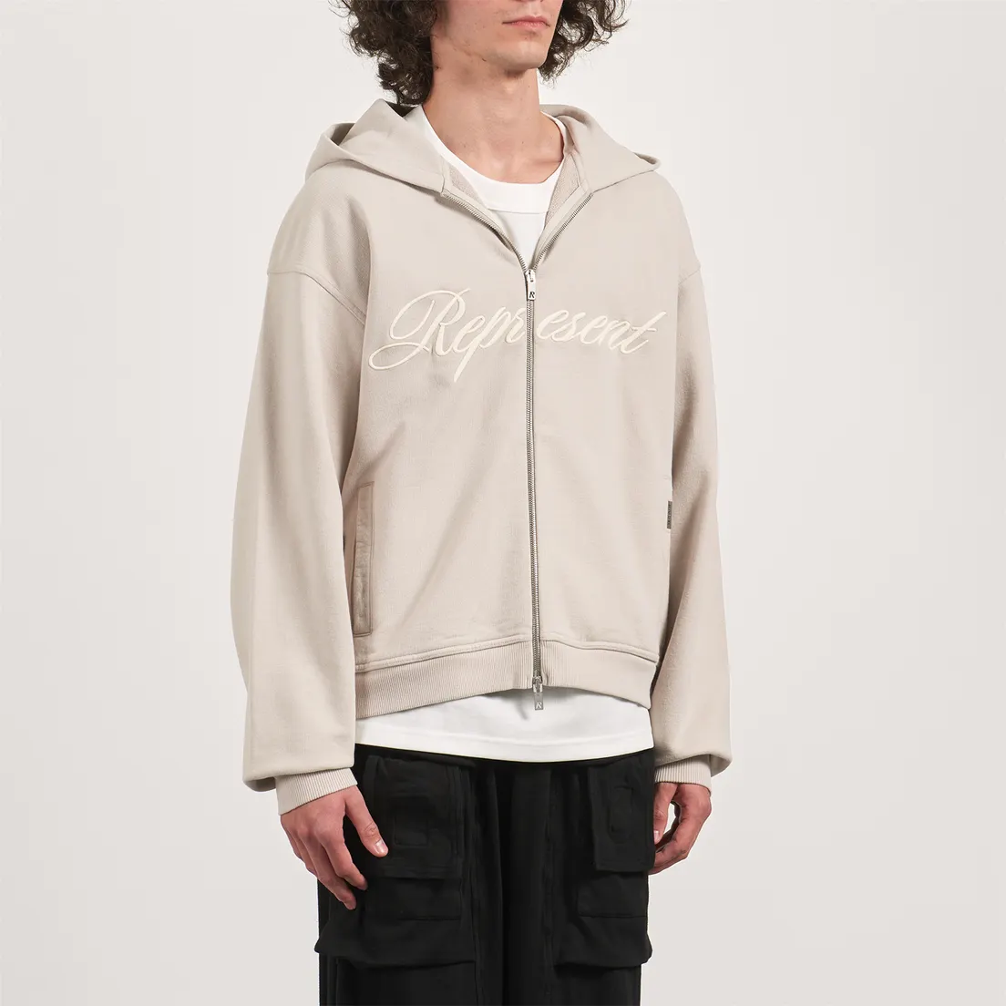 REPRESENT Мужская толстовка Script Logo Zip Hoodie