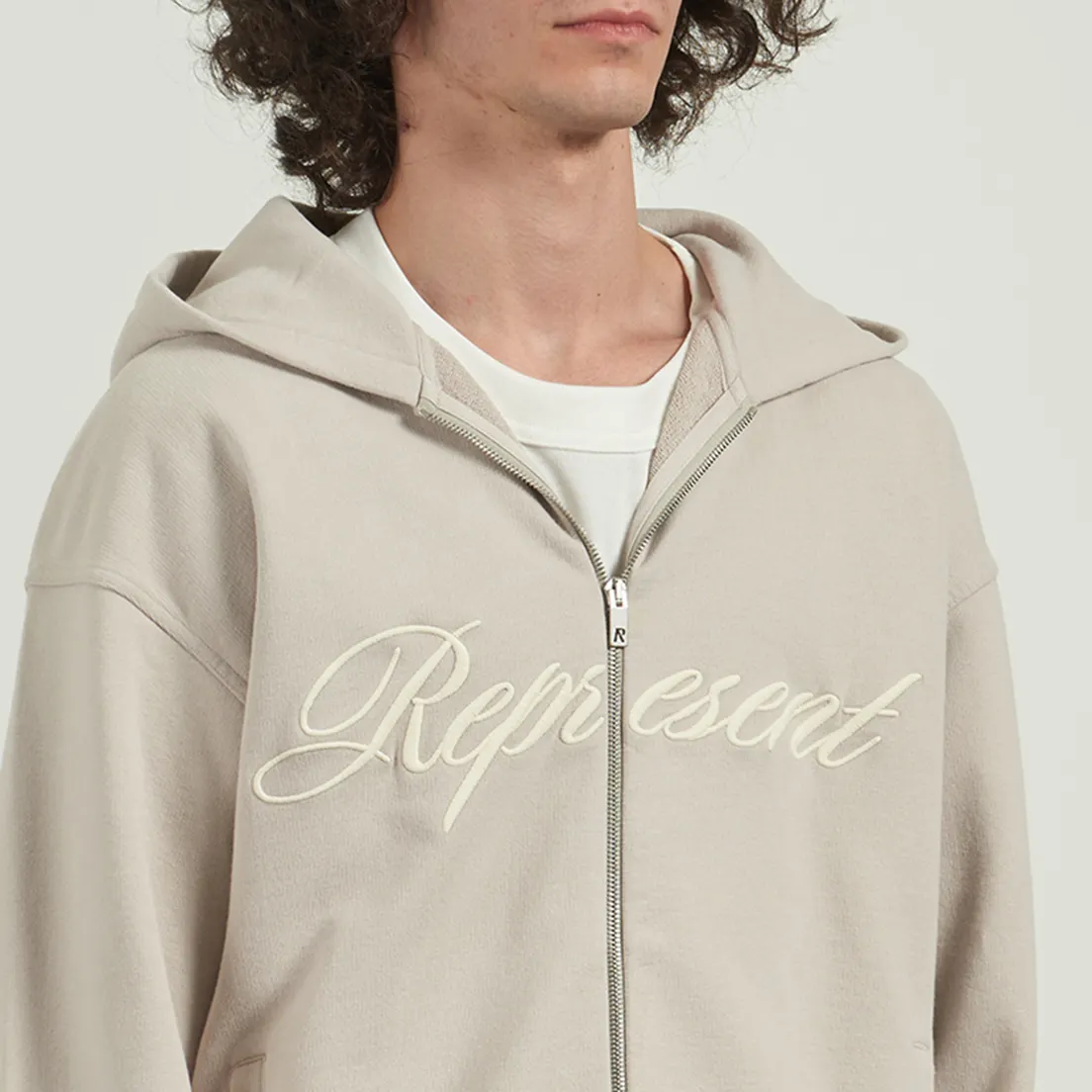 REPRESENT Мужская толстовка Script Logo Zip Hoodie
