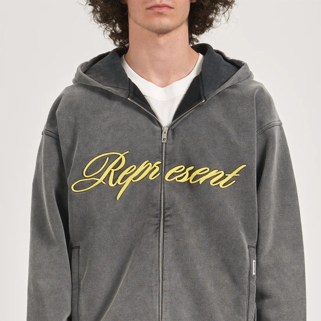 REPRESENT Мужская толстовка Script Logo Zip Hoodie