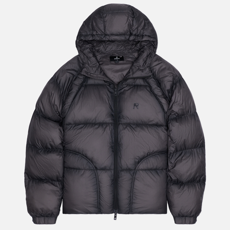 Мужской пуховик REPRESENT Translucent Hooded Puffer, цвет чёрный, размер S