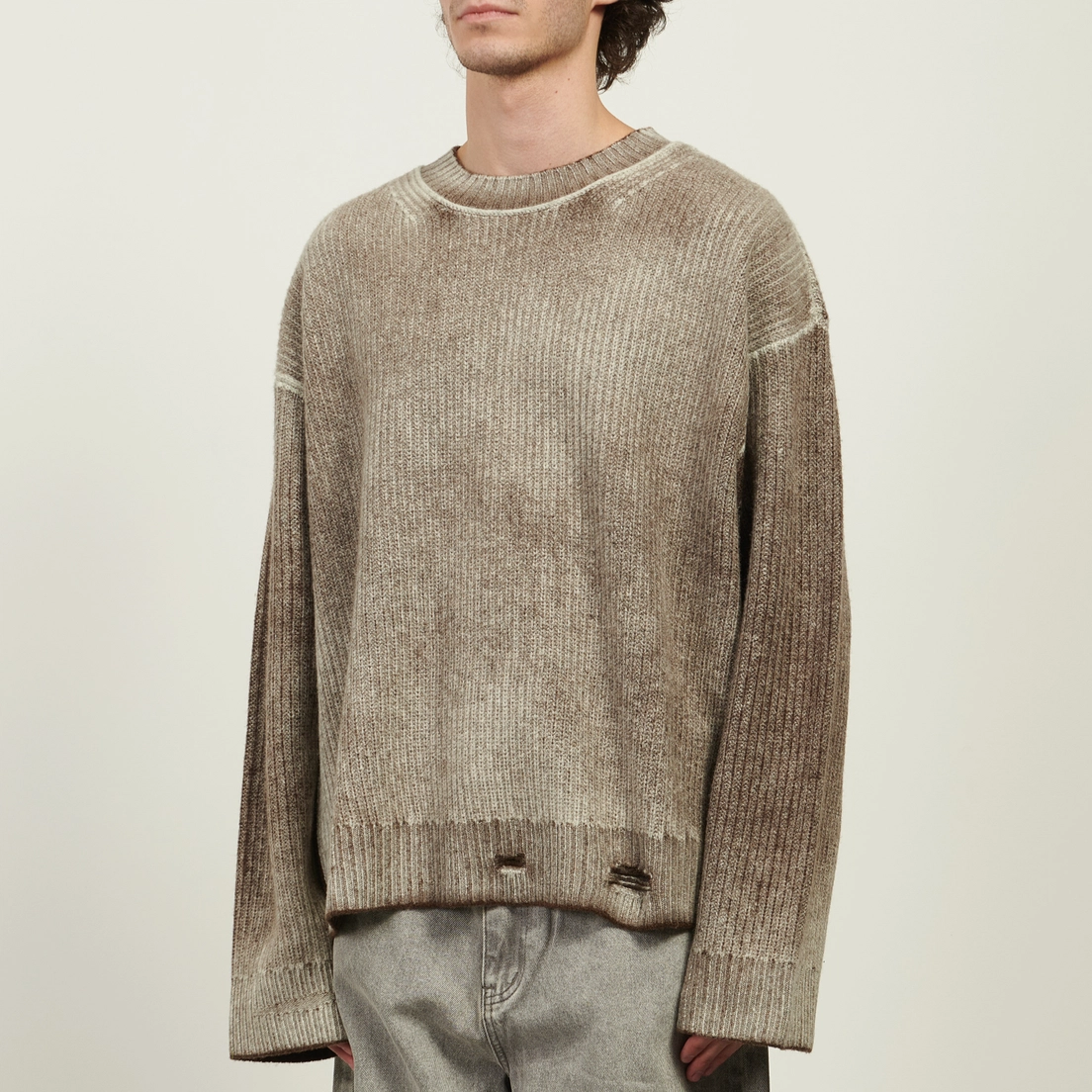 REPRESENT Мужской свитер Reversible Fade Out Knit