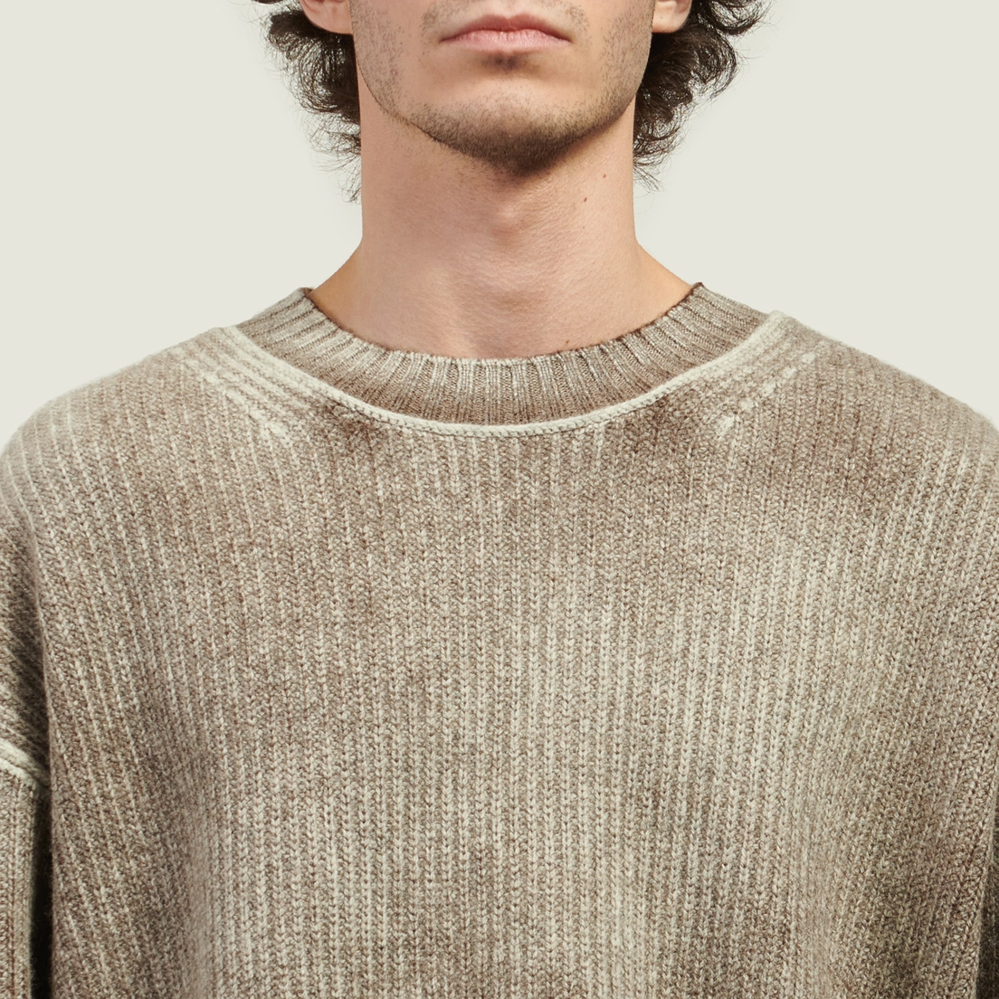 REPRESENT Мужской свитер Reversible Fade Out Knit