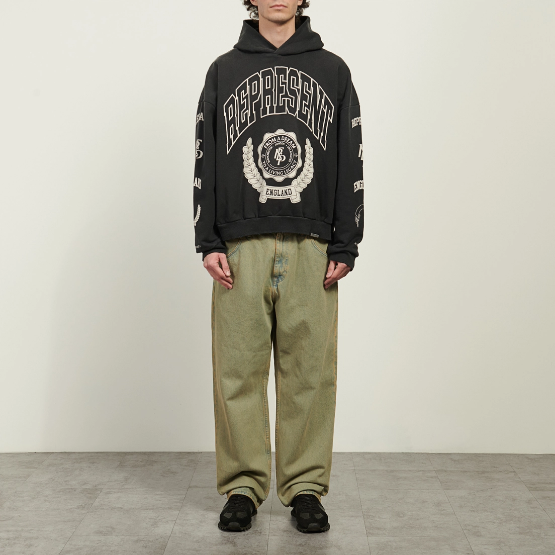 REPRESENT Мужская толстовка Represent Legacy Crest Hoodie