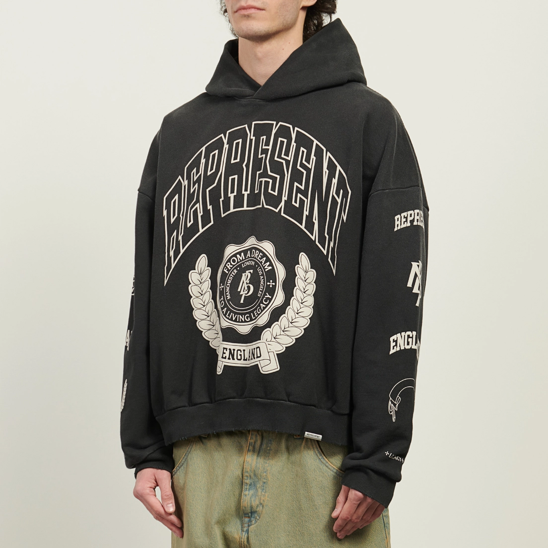 REPRESENT Мужская толстовка Represent Legacy Crest Hoodie