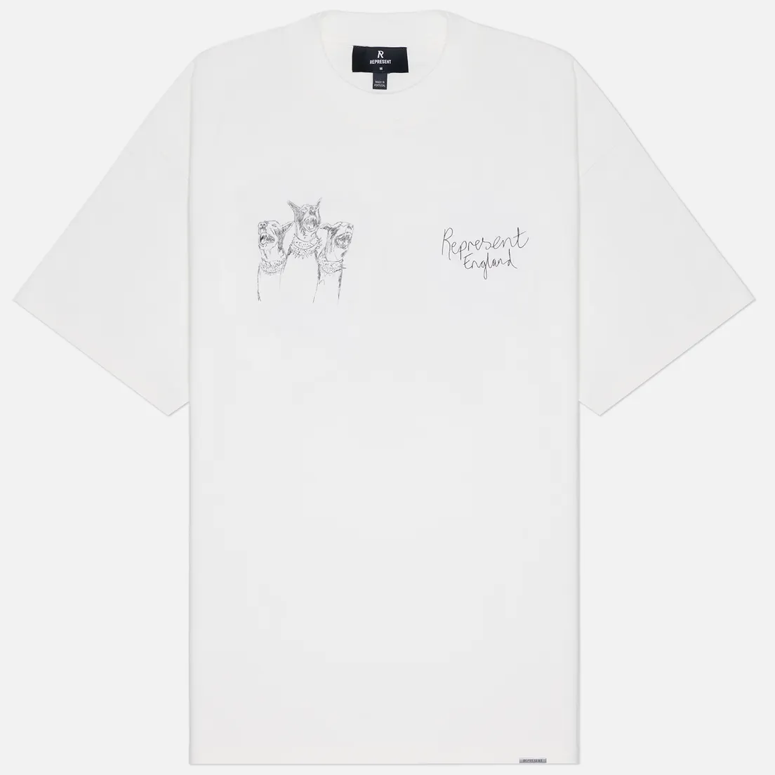 REPRESENT Мужская футболка Hand Drawn Thoroughbred Dogs