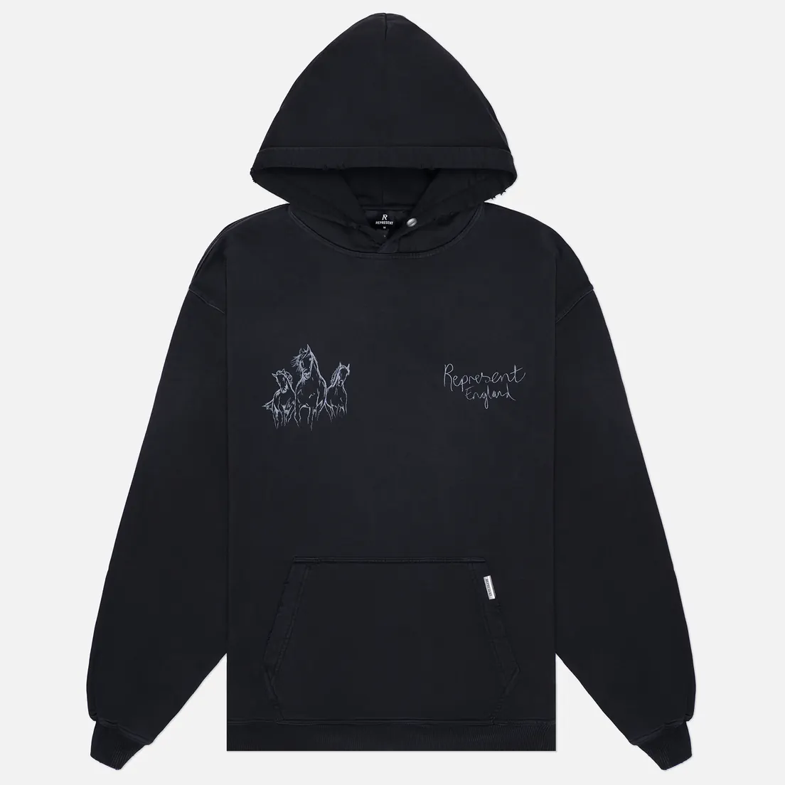 REPRESENT Мужская толстовка Hand Drawn Thoroughbred Horse Hoodie