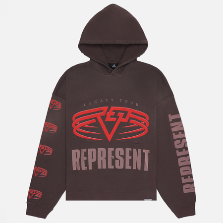 Мужская толстовка REPRESENT Reversible Living Legacy Falcon Hoodie, цвет коричневый, размер L