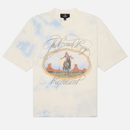 Мужская футболка REPRESENT Beach Boys Script, цвет голубой