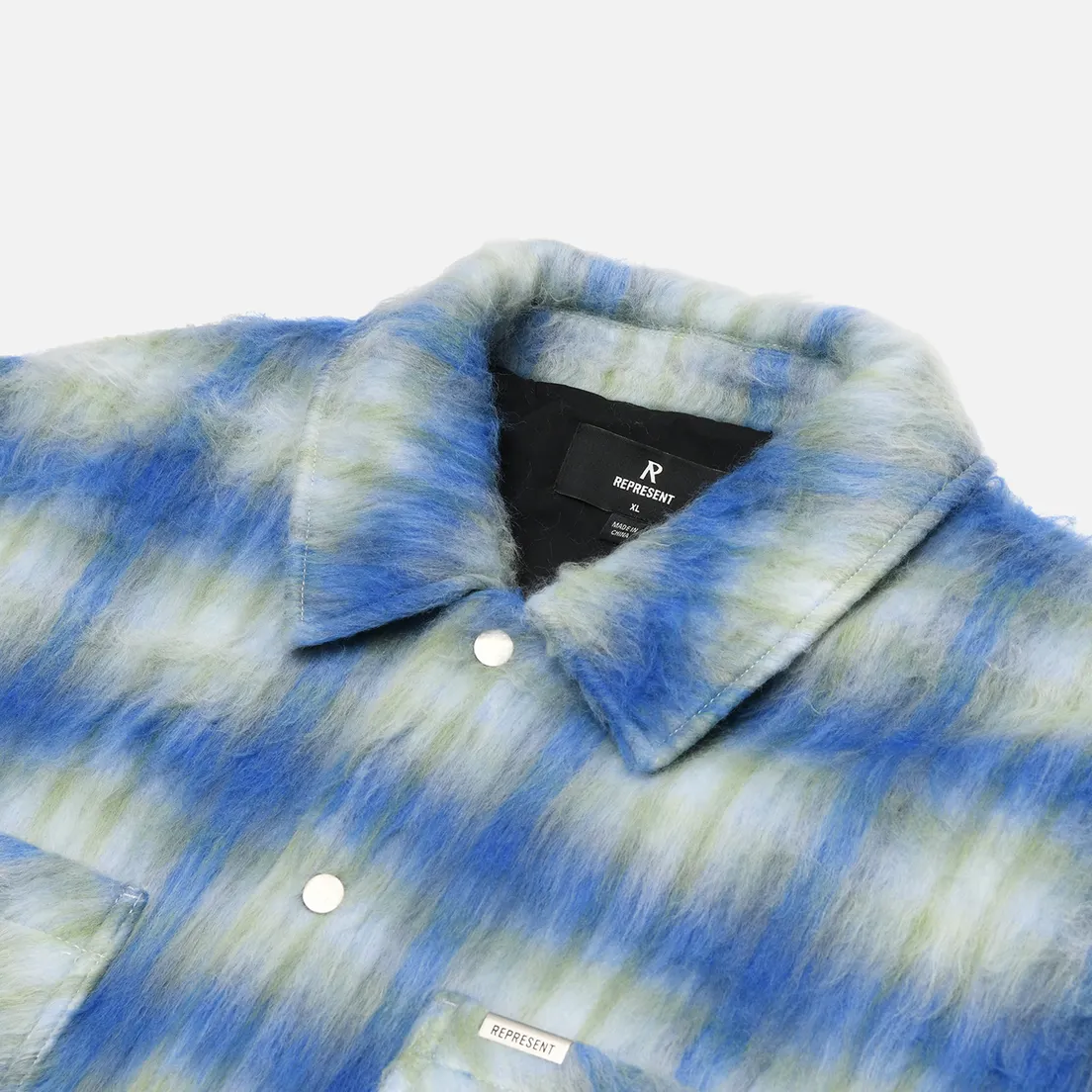 REPRESENT Мужская рубашка Textured Overshirt