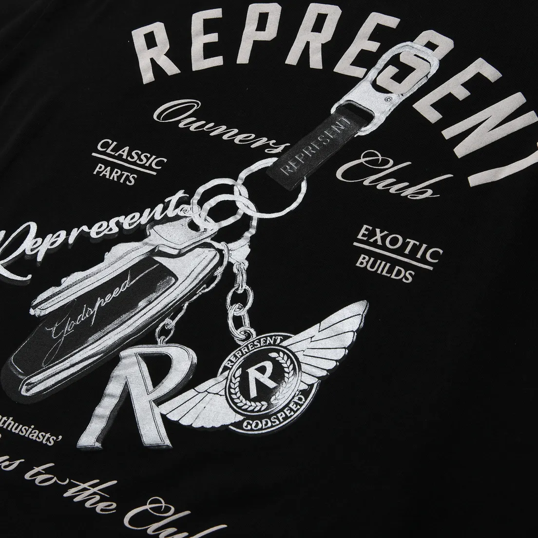 REPRESENT Мужская футболка Keys To The Club