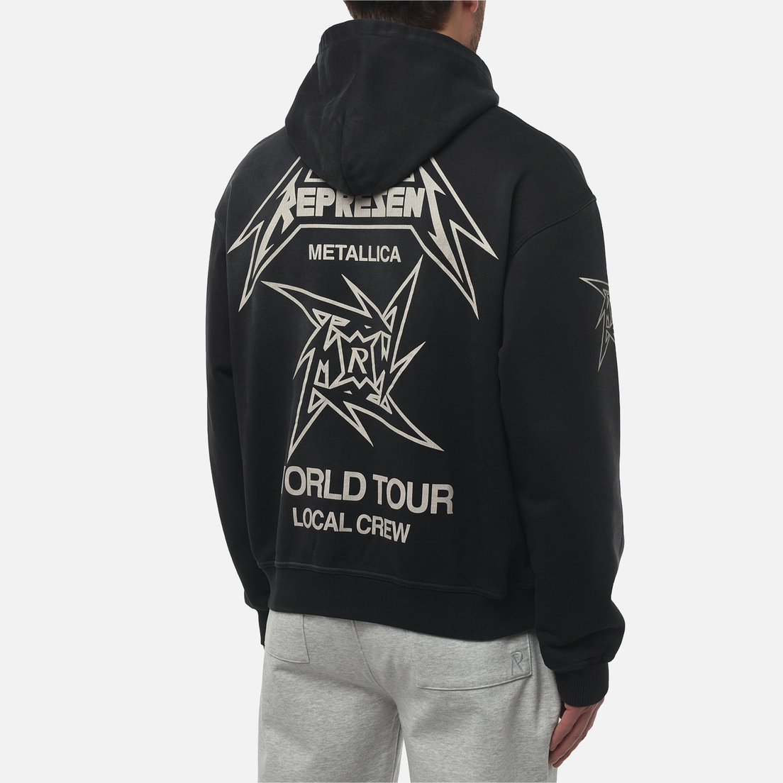REPRESENT Мужская толстовка x Metallica Local Crew Zip-Thru Hoodie