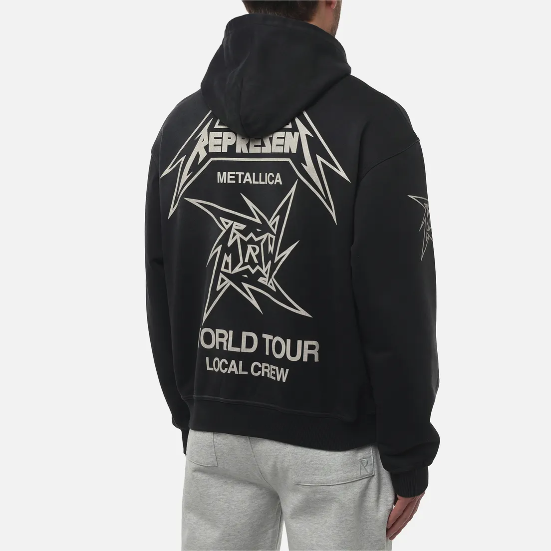 REPRESENT Мужская толстовка x Metallica Local Crew Zip-Thru Hoodie