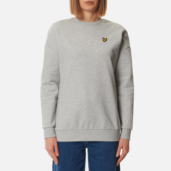 Женская толстовка Lyle & Scott Oversized Light Grey Marl