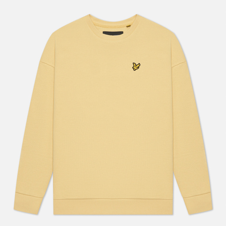 Женская толстовка Lyle & Scott Oversized, цвет жёлтый, размер M