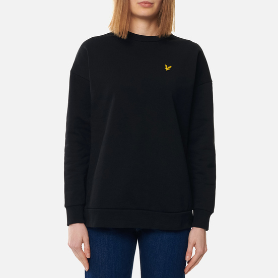 Женская толстовка Lyle & Scott Oversized Jet Black