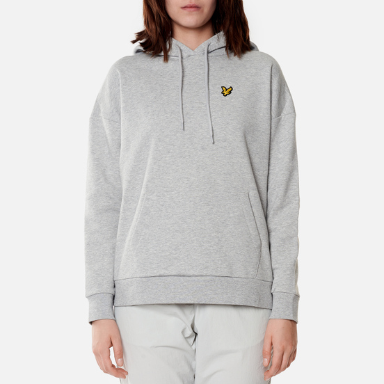 Женская толстовка Lyle & Scott Hoodie Light Grey Marl