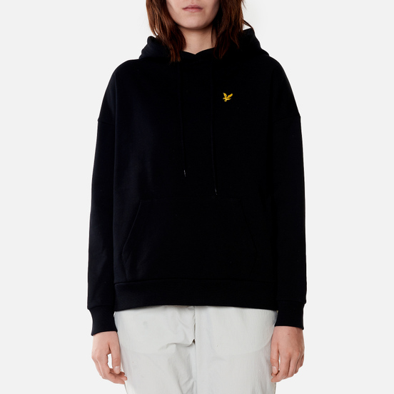 Женская толстовка Lyle & Scott Hoodie Jet Black