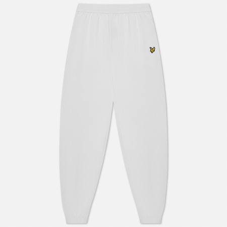 Женские брюки Lyle & Scott Nylon Track Regular Fit, цвет белый, размер XS