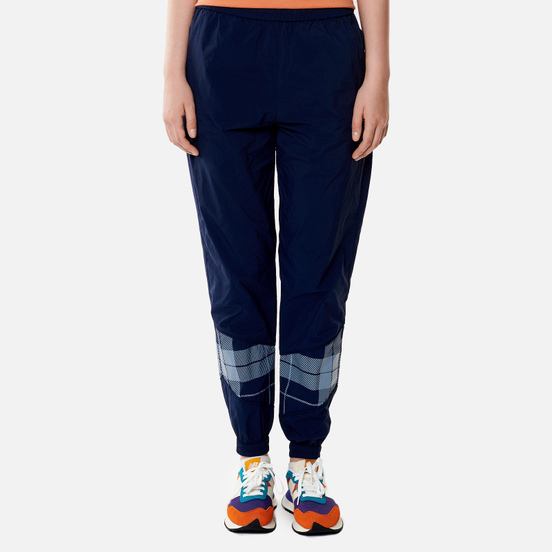 Женские брюки Lyle & Scott Check Panel Track Ink Blue