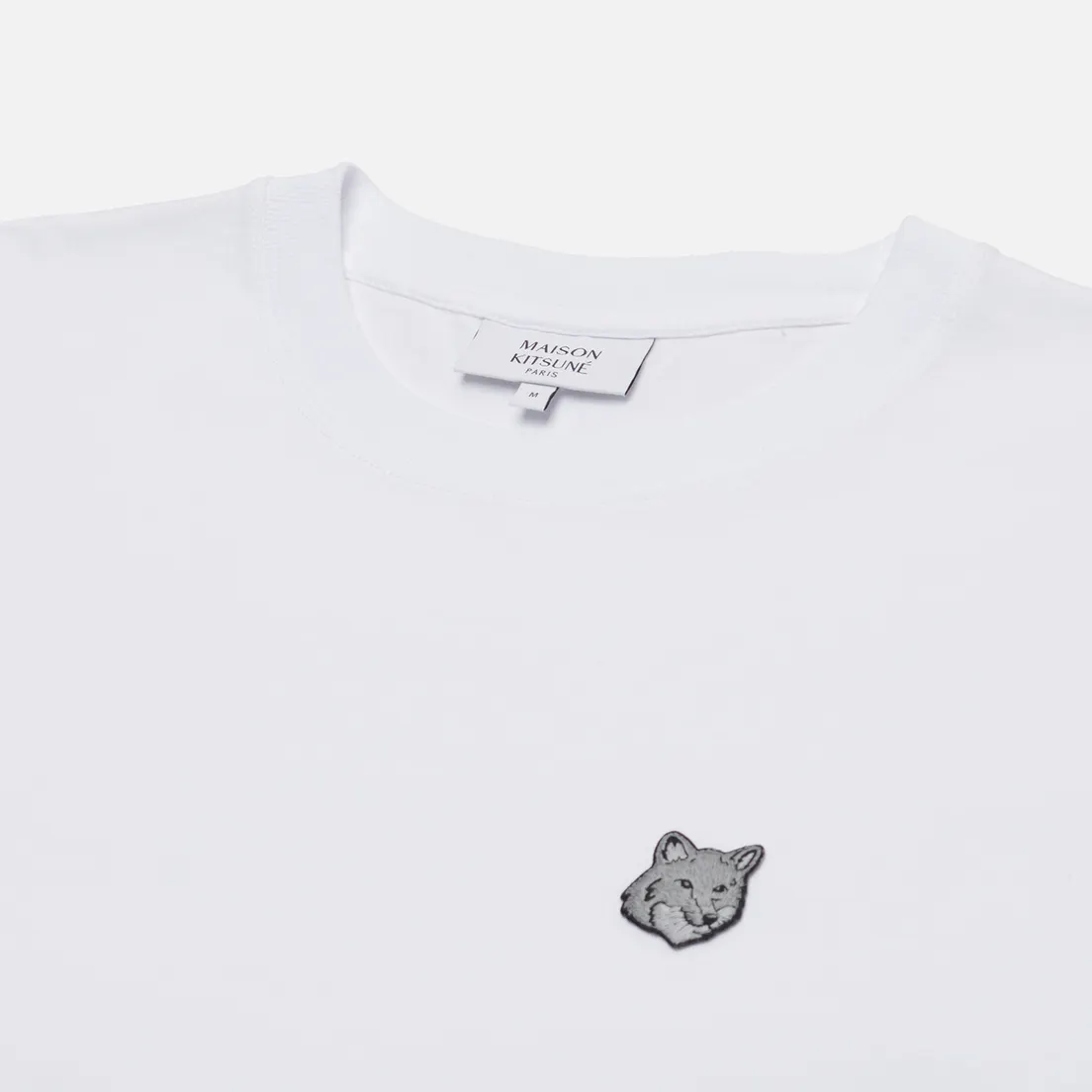 Maison Kitsune Мужская футболка Bold Fox Head Patch Comfort