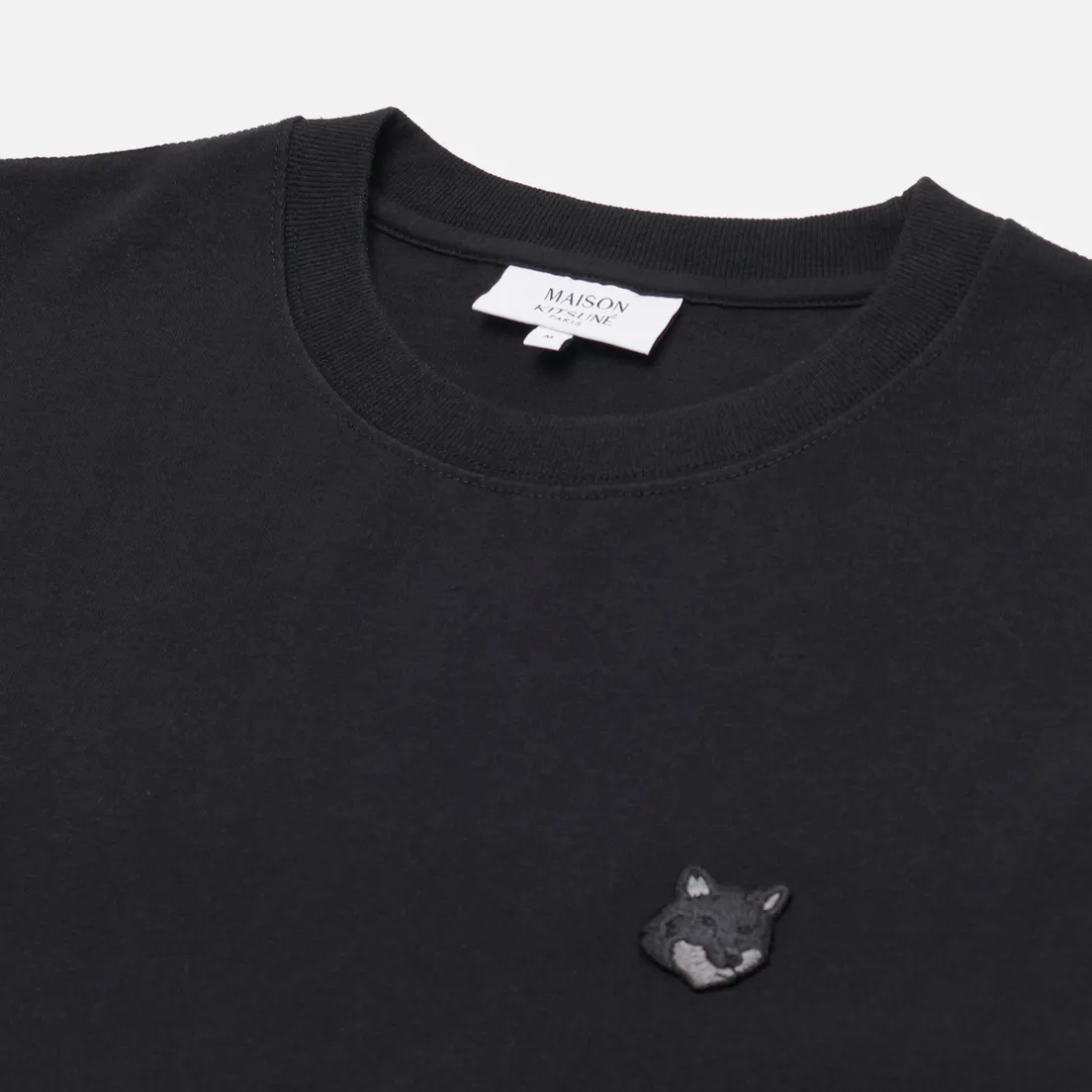 Maison Kitsune Мужская футболка Bold Fox Head Patch Comfort
