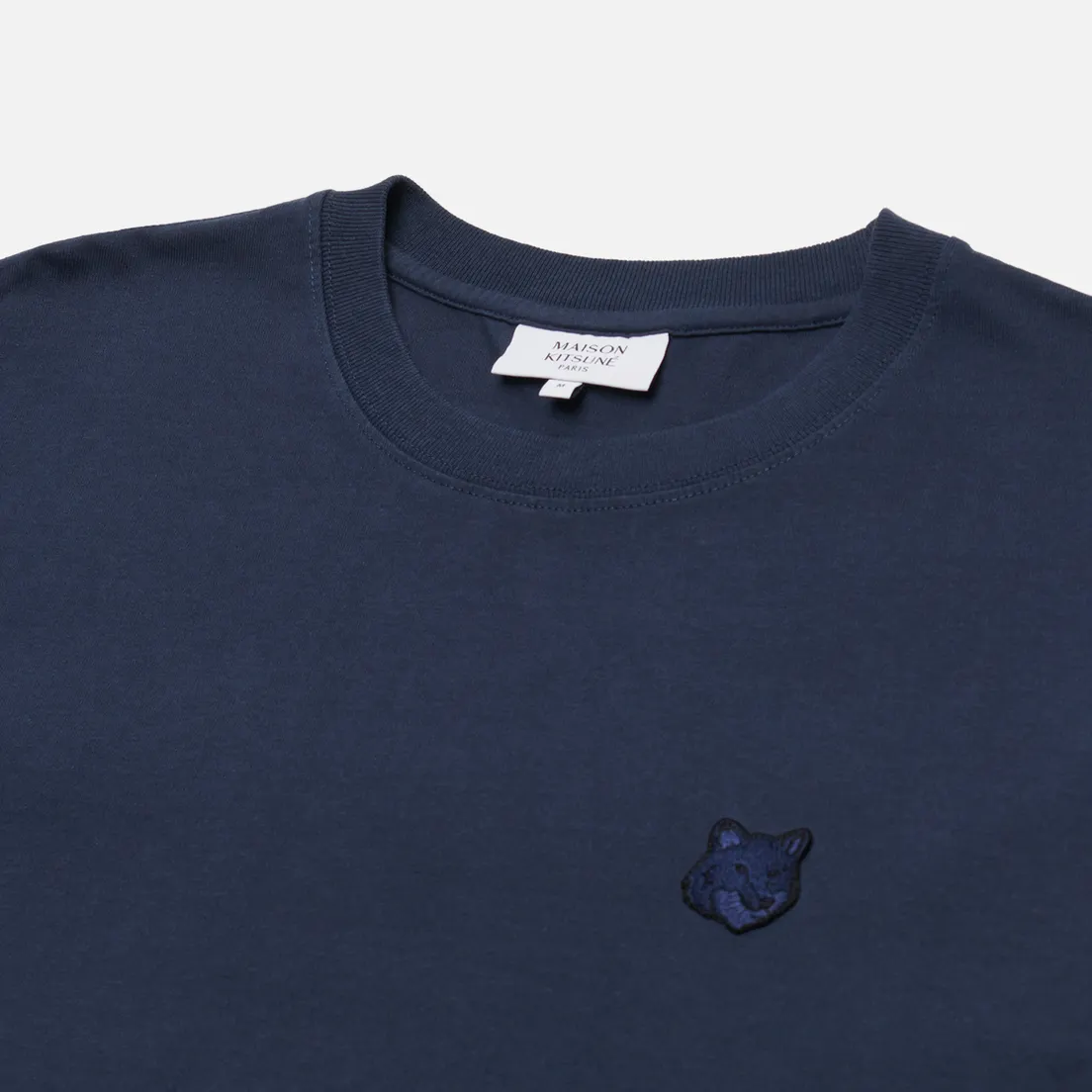 Maison Kitsune Мужская футболка Bold Fox Head Patch Comfort
