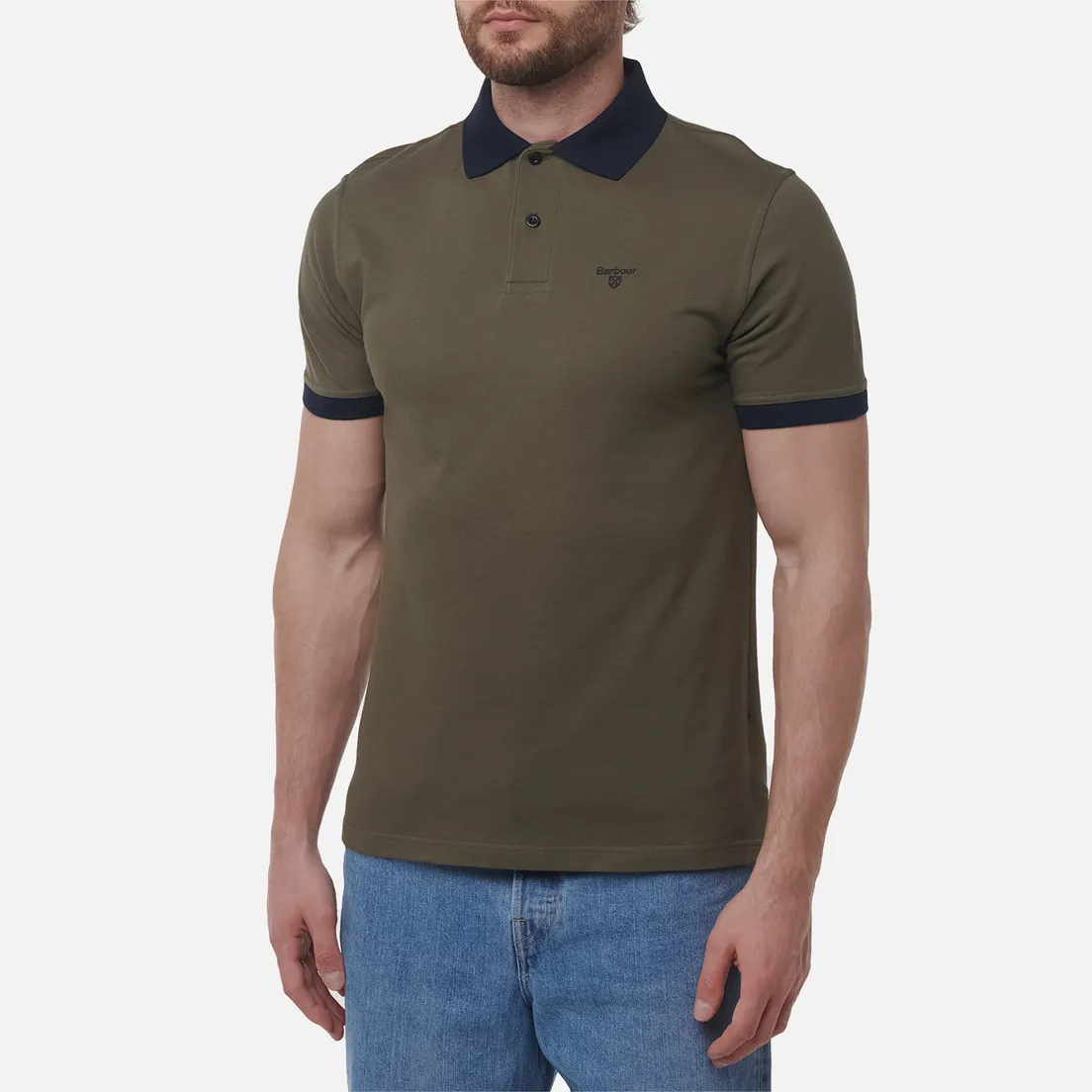 Barbour Мужское поло Lynmouth Tipped