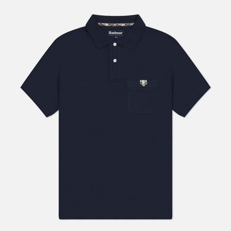   Brandshop Мужское поло Barbour Tothill Tailored, цвет синий, размер M