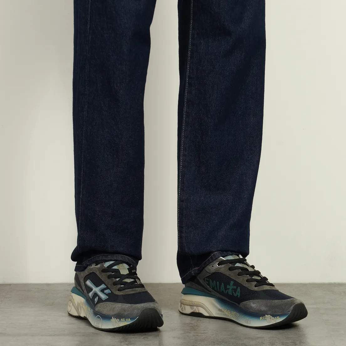 Premiata Мужские кроссовки Moerun 7772