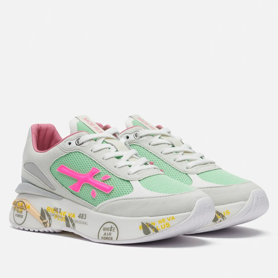 Premiata Женские кроссовки Moe Run-d 6339