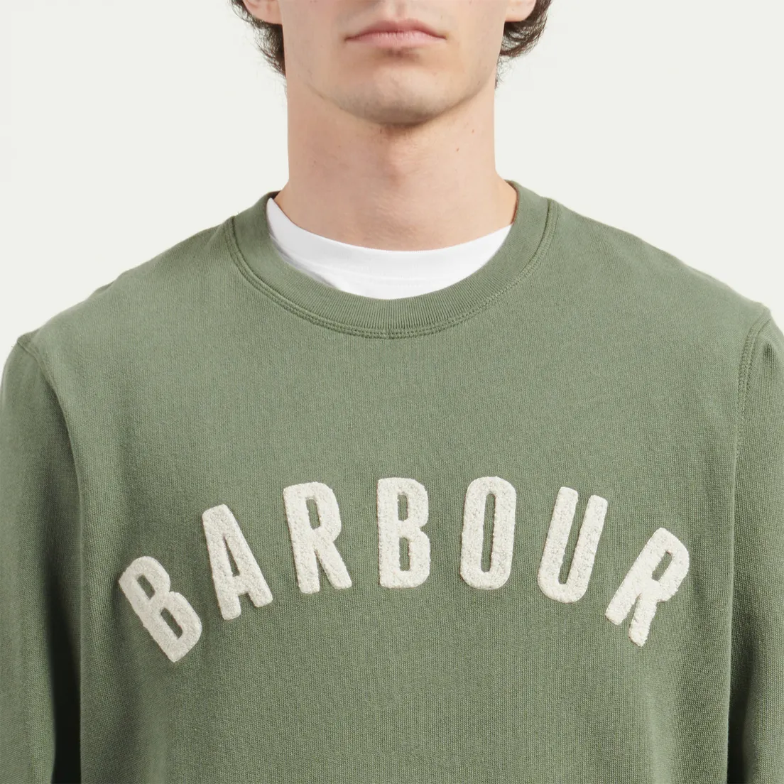 Barbour Мужская толстовка Prep Logo Crew