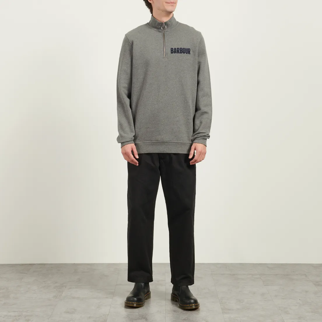 Barbour Мужская толстовка Cotes Half Zip