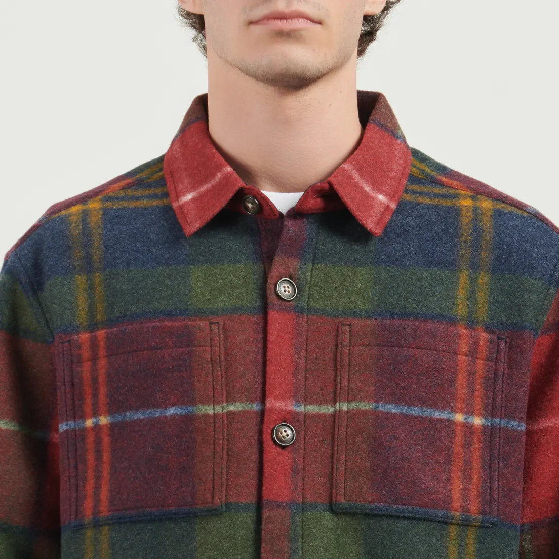 Barbour Мужская рубашка Chapter Tailored Check Overshirt