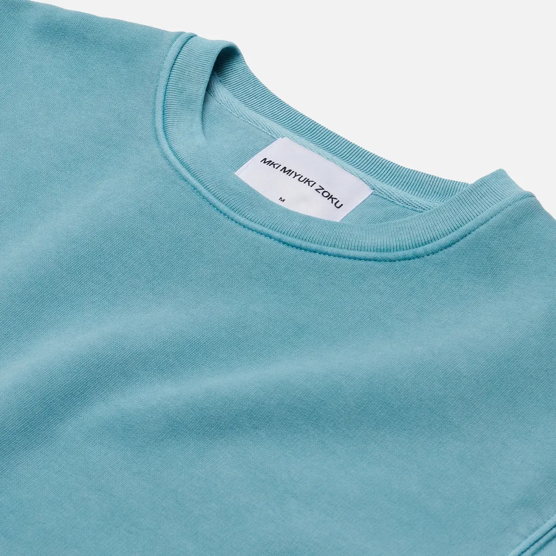MKI Miyuki-Zoku Мужская толстовка Pigment Dyed Crew Neck