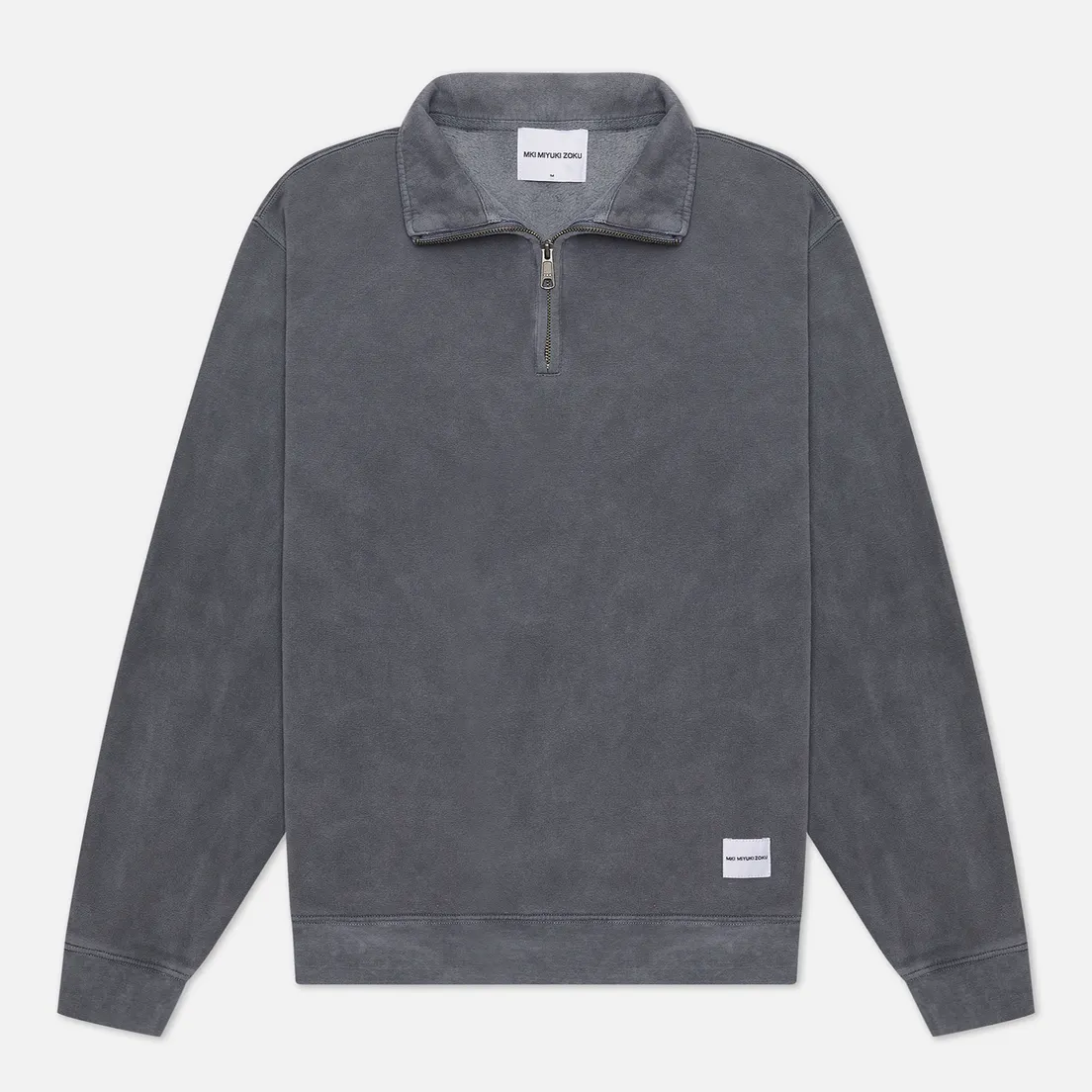 MKI Miyuki-Zoku Мужская толстовка Pigment Dyed Quarter Zip