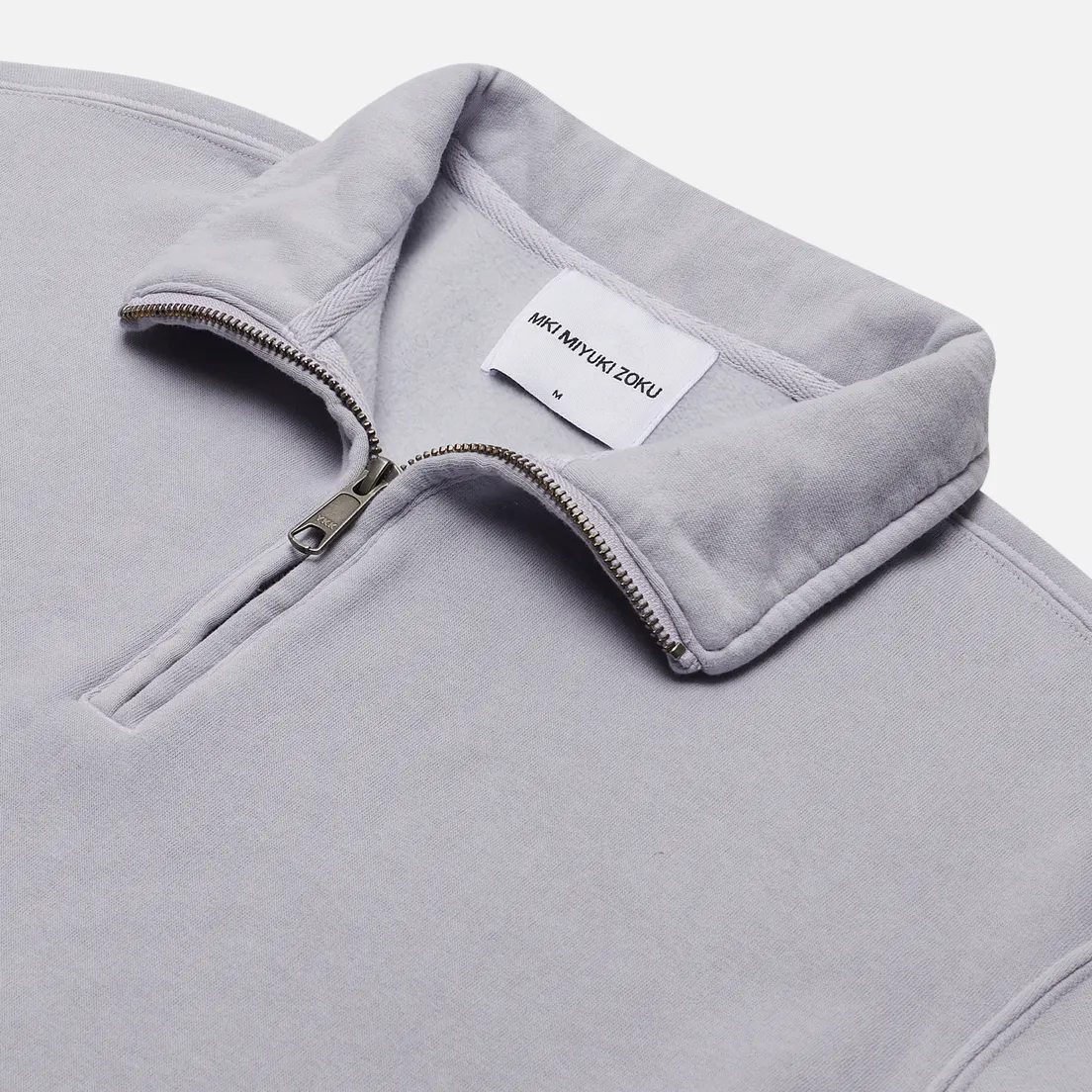 MKI Miyuki-Zoku Мужская толстовка Pigment Dyed Quarter Zip