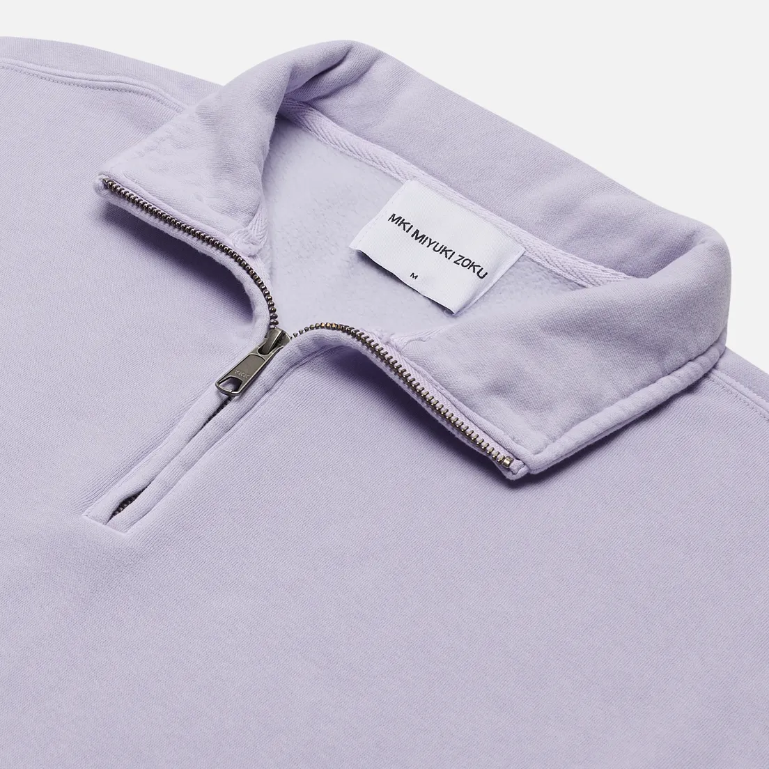 MKI Miyuki-Zoku Мужская толстовка Pigment Dyed Quarter Zip