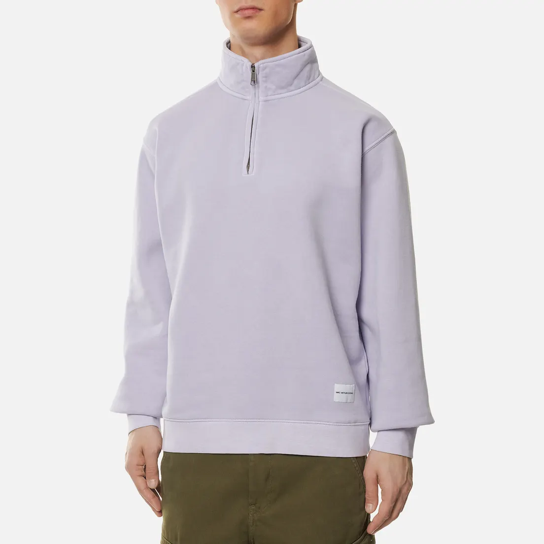 MKI Miyuki-Zoku Мужская толстовка Pigment Dyed Quarter Zip