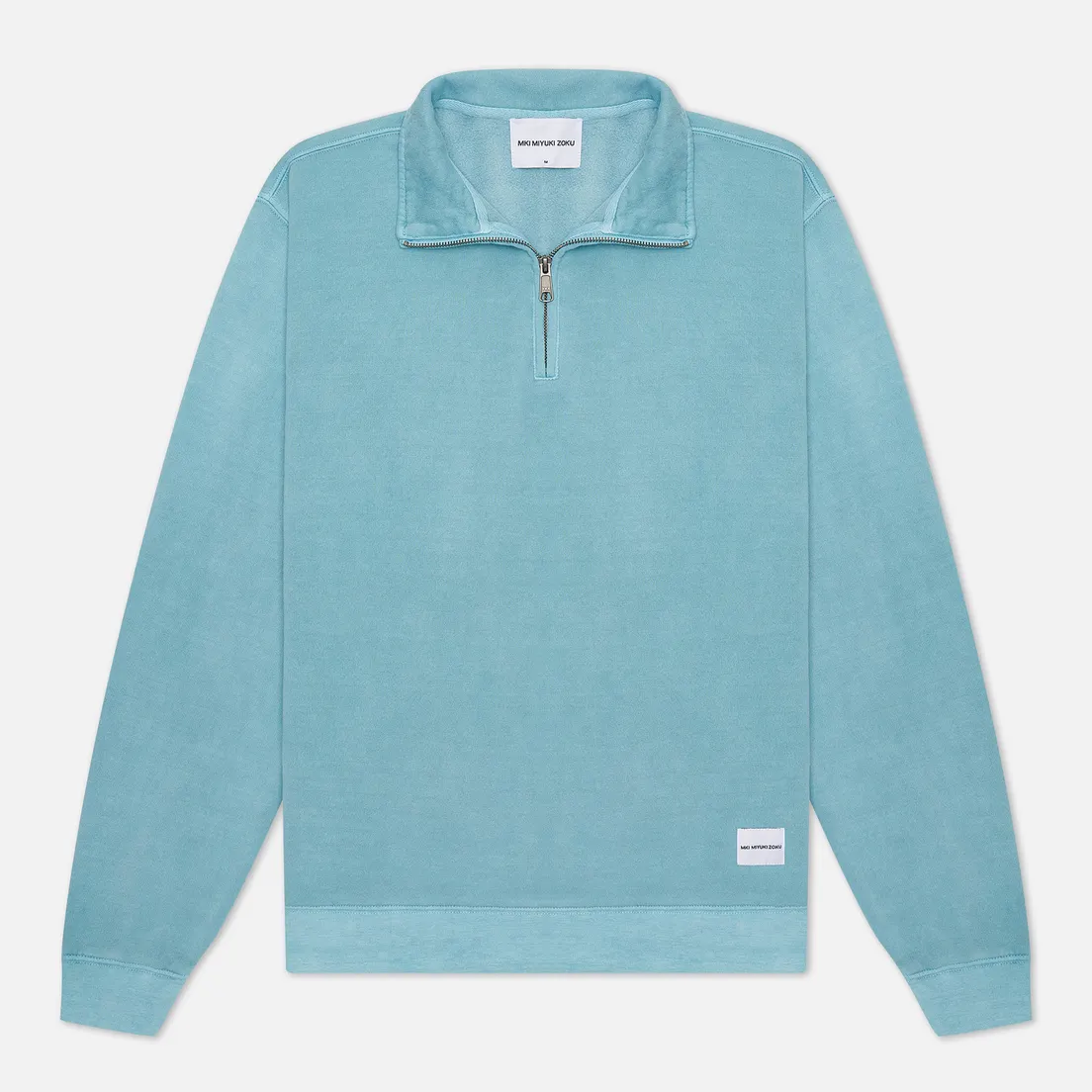 MKI Miyuki-Zoku Мужская толстовка Pigment Dyed Quarter Zip
