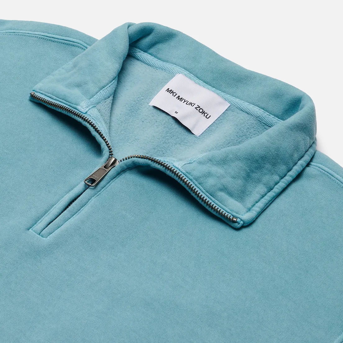 MKI Miyuki-Zoku Мужская толстовка Pigment Dyed Quarter Zip