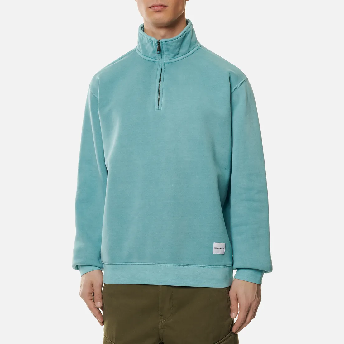 MKI Miyuki-Zoku Мужская толстовка Pigment Dyed Quarter Zip