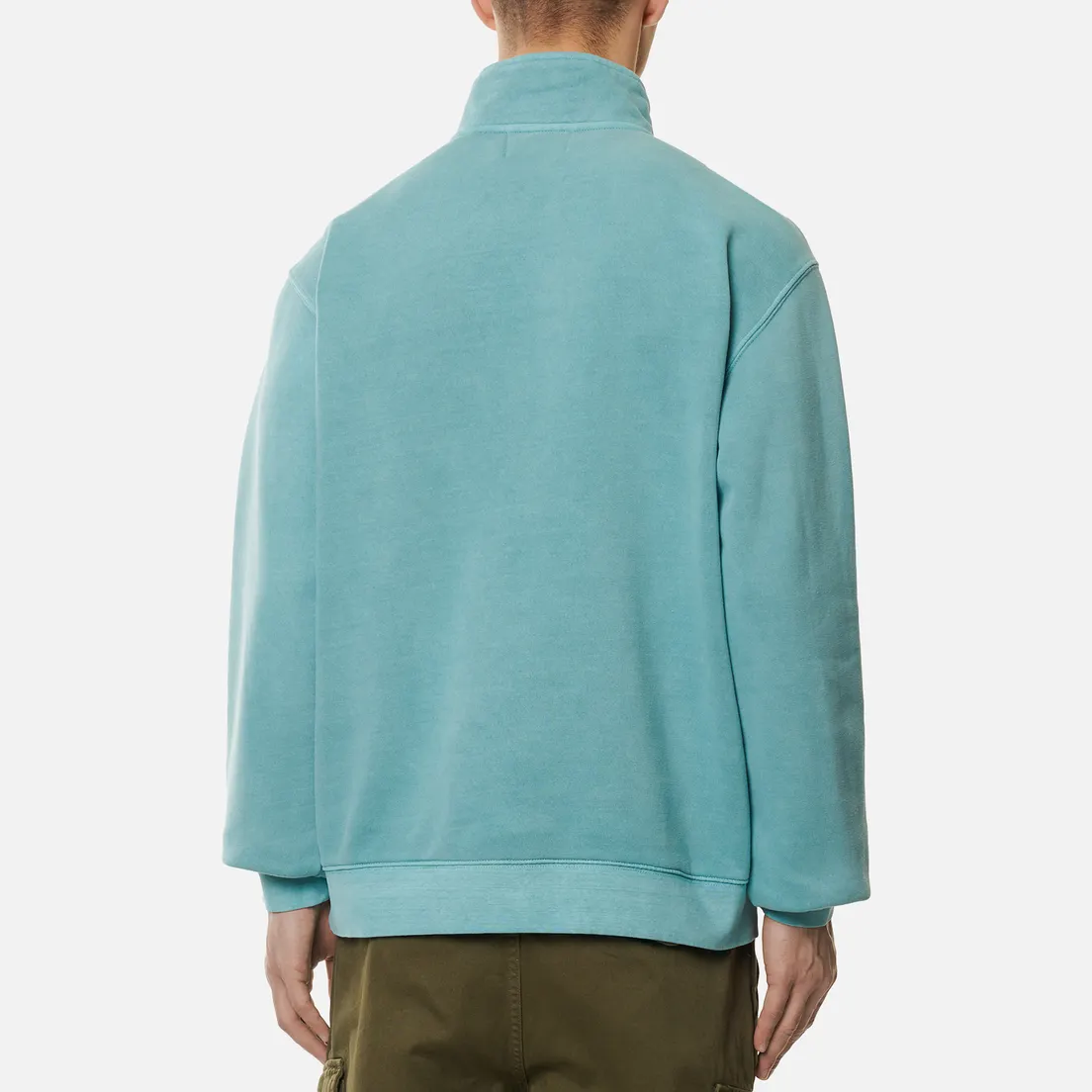 MKI Miyuki-Zoku Мужская толстовка Pigment Dyed Quarter Zip