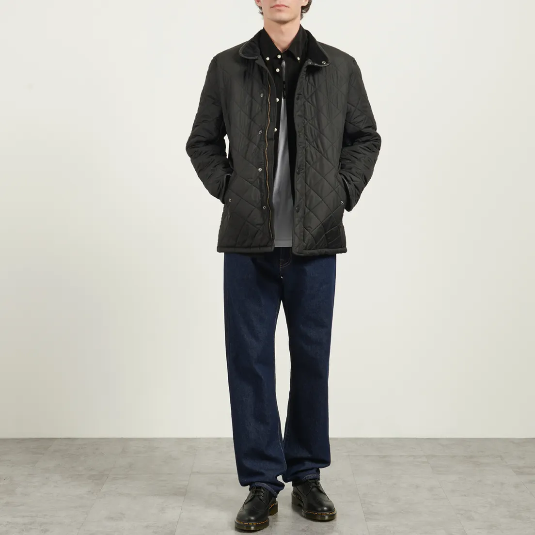 Barbour Мужская стеганая куртка Powell