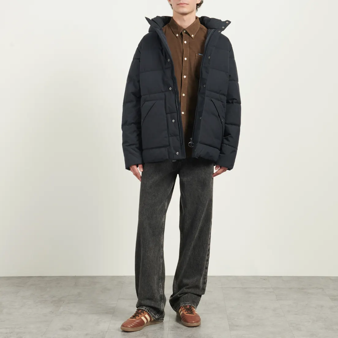 Barbour Мужской пуховик Brampton Puffer