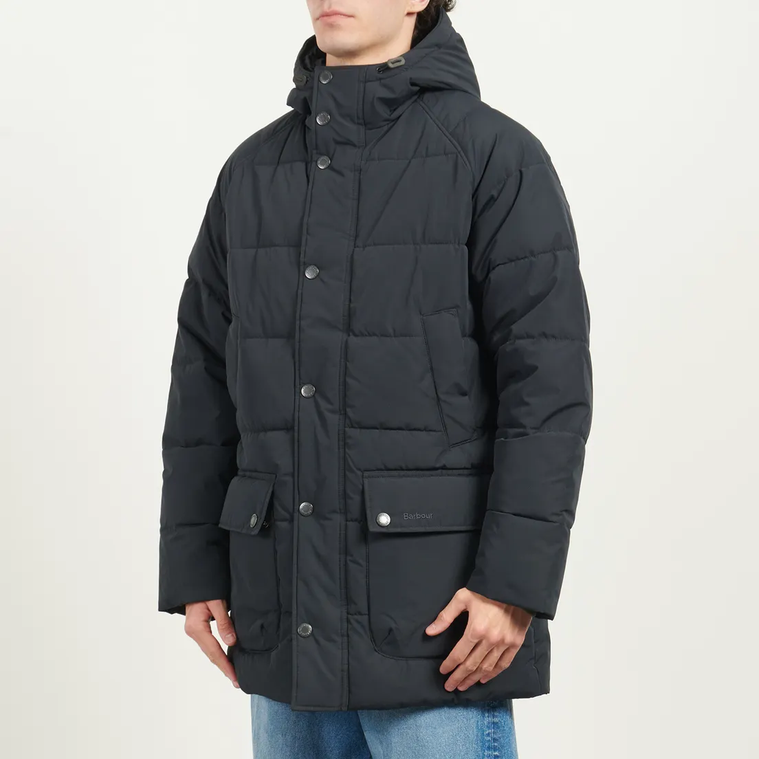 Barbour Мужская куртка парка Hooded Bedale Puffer